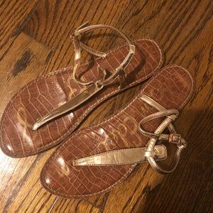 Sam Edelman rose gold sandals
